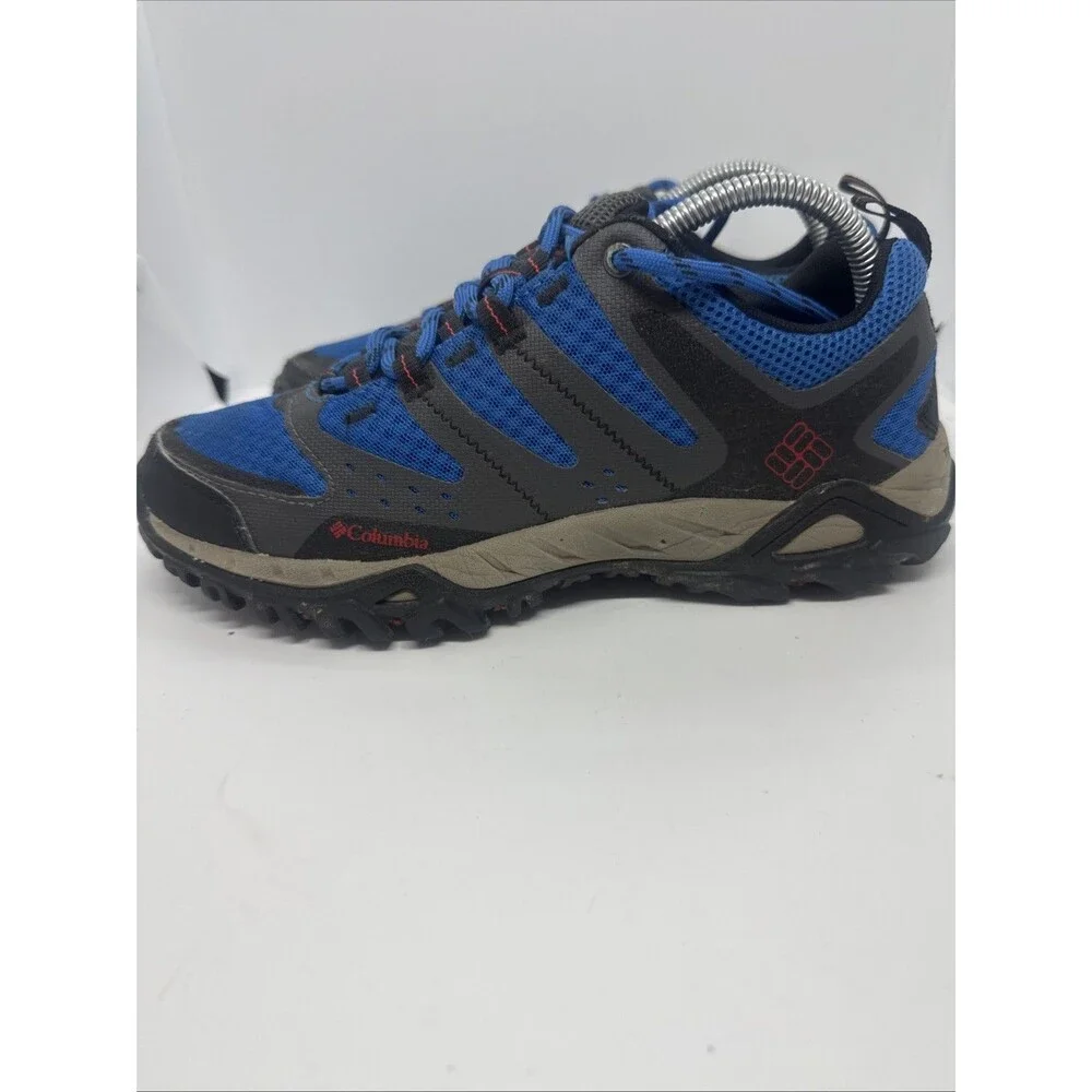 Columbia Men's Hiking Shoe Size 7.5 Omnitech YM5381-487 Blue - Picture 5 of 7
